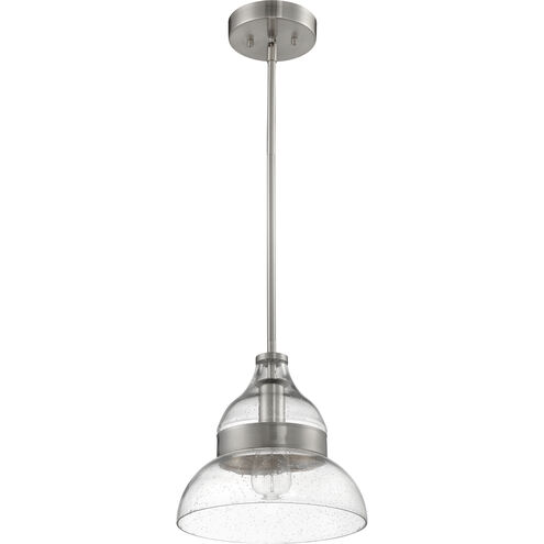 Smyth 1 Light 11 inch Brushed Polished Nickel Mini Pendant Ceiling Light
