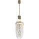 Lafayette 6 Light 48 inch Havana Gold Linear Pendant Ceiling Light