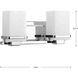 Metric 2 Light 13 inch Polished Chrome Bath Vanity Wall Light, Design Series