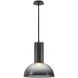 Ombra 1 Light 16 inch Black Pendant Ceiling Light