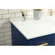 Eugene 60 X 22 X 34 inch Blue Vanity Sink Set