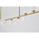 Canada 8 Light 3.9 inch Copper Chandelier Ceiling Light