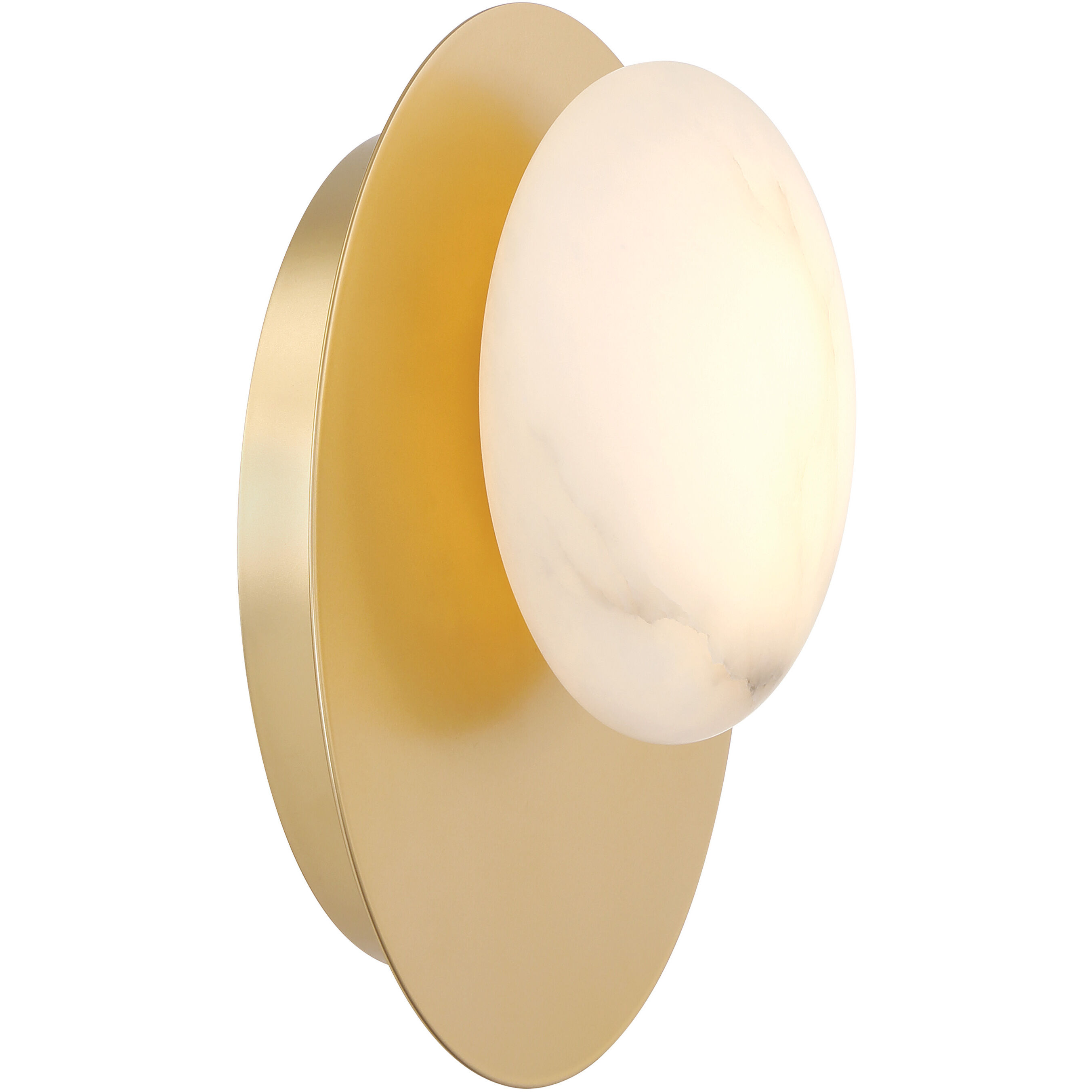 Zill LED 10 inch Lily Gold Wall Sconce Wall Light