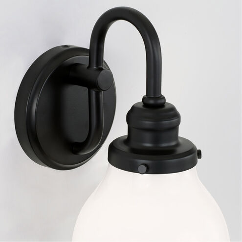 Baxter 1 Light 7 inch Matte Black Sconce Wall Light