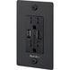 1G Duplex 125 Black Outlet, USB A + C