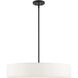 Venlo 5 Light 26 inch Black with Brushed Nickel Accents Pendant Ceiling Light