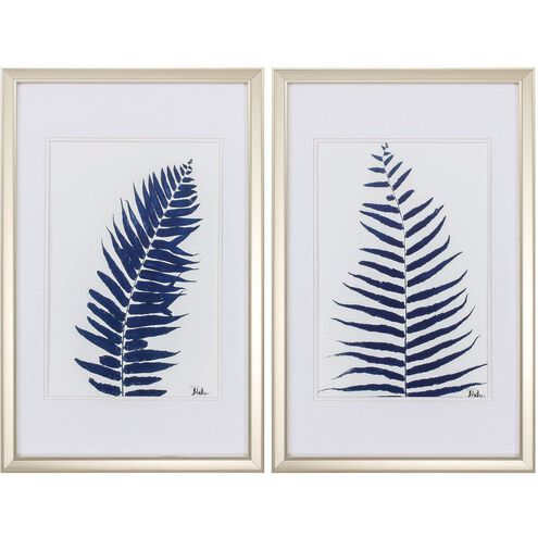 Waterside Collection Blue Framed Art