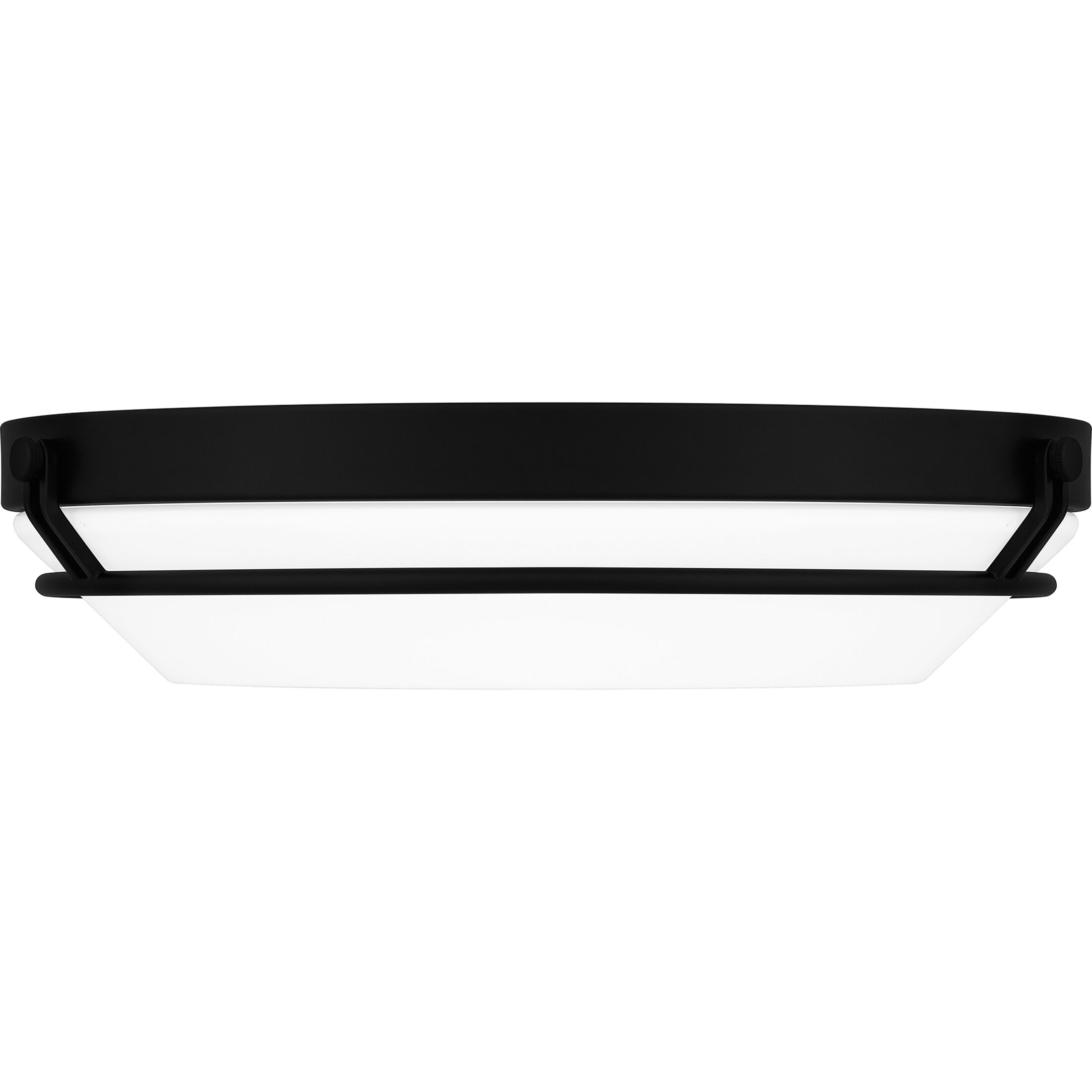 Dunbar 16 inch Matte Black Flush Mount Ceiling Light