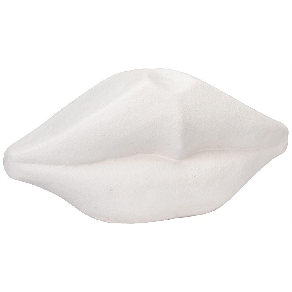 Lips White Fiber Cement Statue