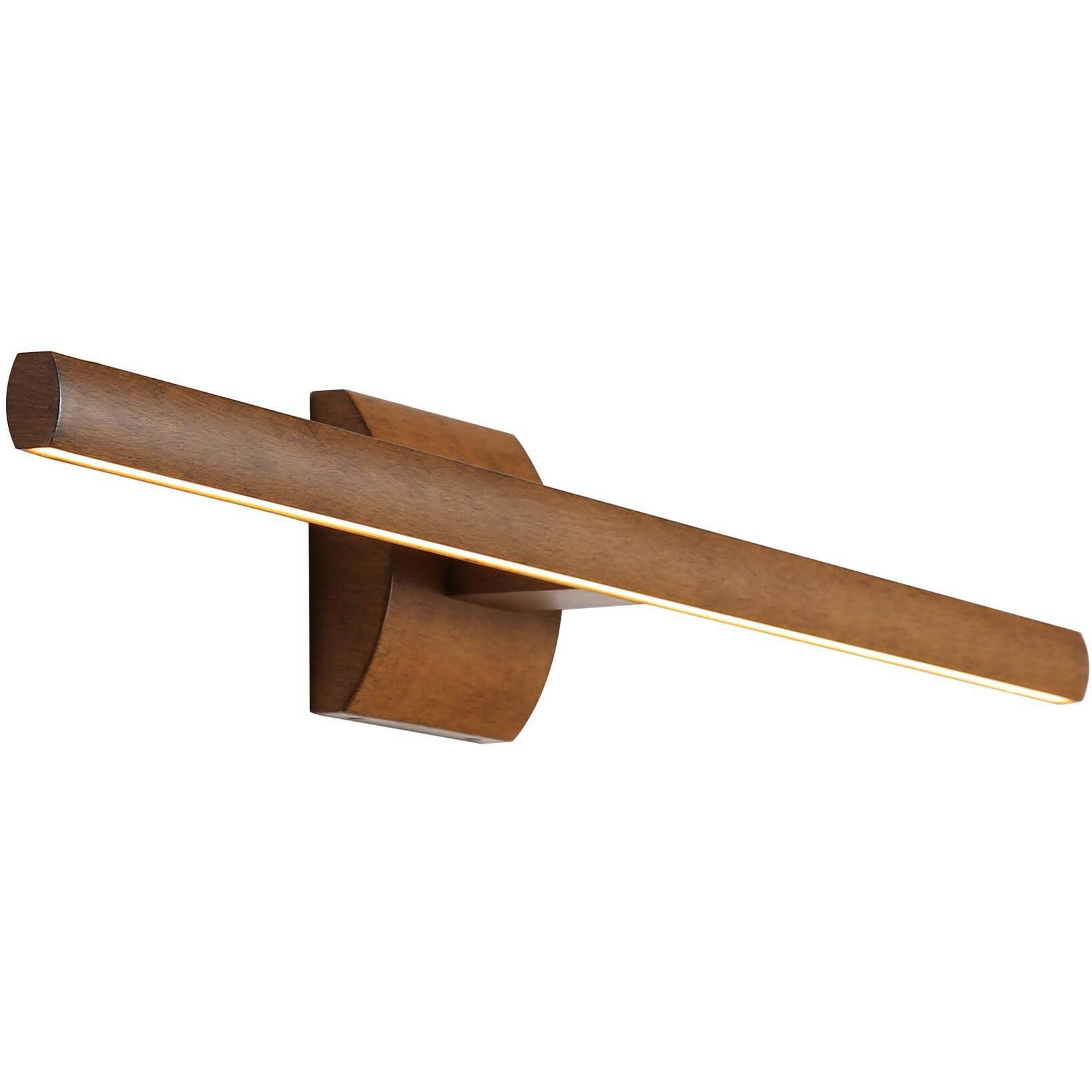 Vireo Vanity Wall Light in Walnut