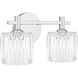 Spade LED 13.5 inch Polished Chrome Bath Light Wall Light, Medium