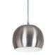 Bristol 1 Light 8 inch Pewter Pendant Ceiling Light in Satin Nickel