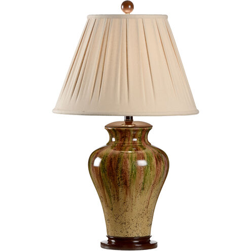 MarketPlace 29 inch 100 watt Hand Painted Table Lamp Portable Light
