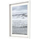 Cool Coastal Blue and Gray and White Framed Art