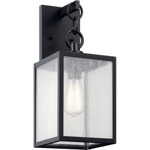 Lahden 1 Light 17 inch Black Outdoor Wall Sconce, Medium