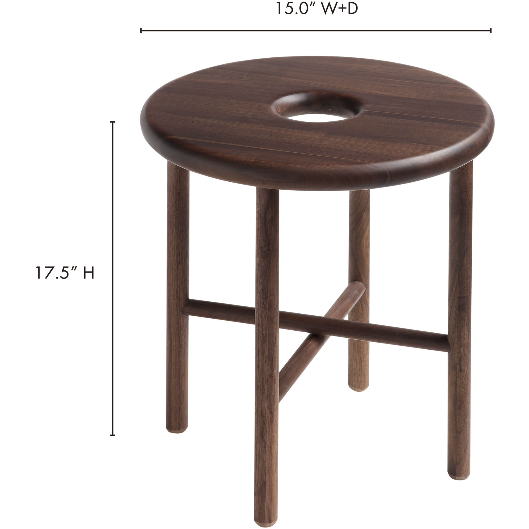 Namba 18 inch Brown Stool