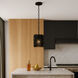 Urchin 1 Light 8 inch Black Mini Pendant Ceiling Light