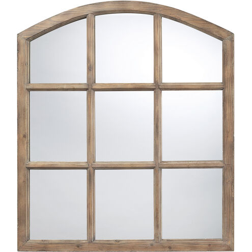 Union 37 X 33 inch Natural with Clear Wall Mirror