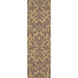 Market Place 96 X 30 inch Dark Brown, Camel Rug
