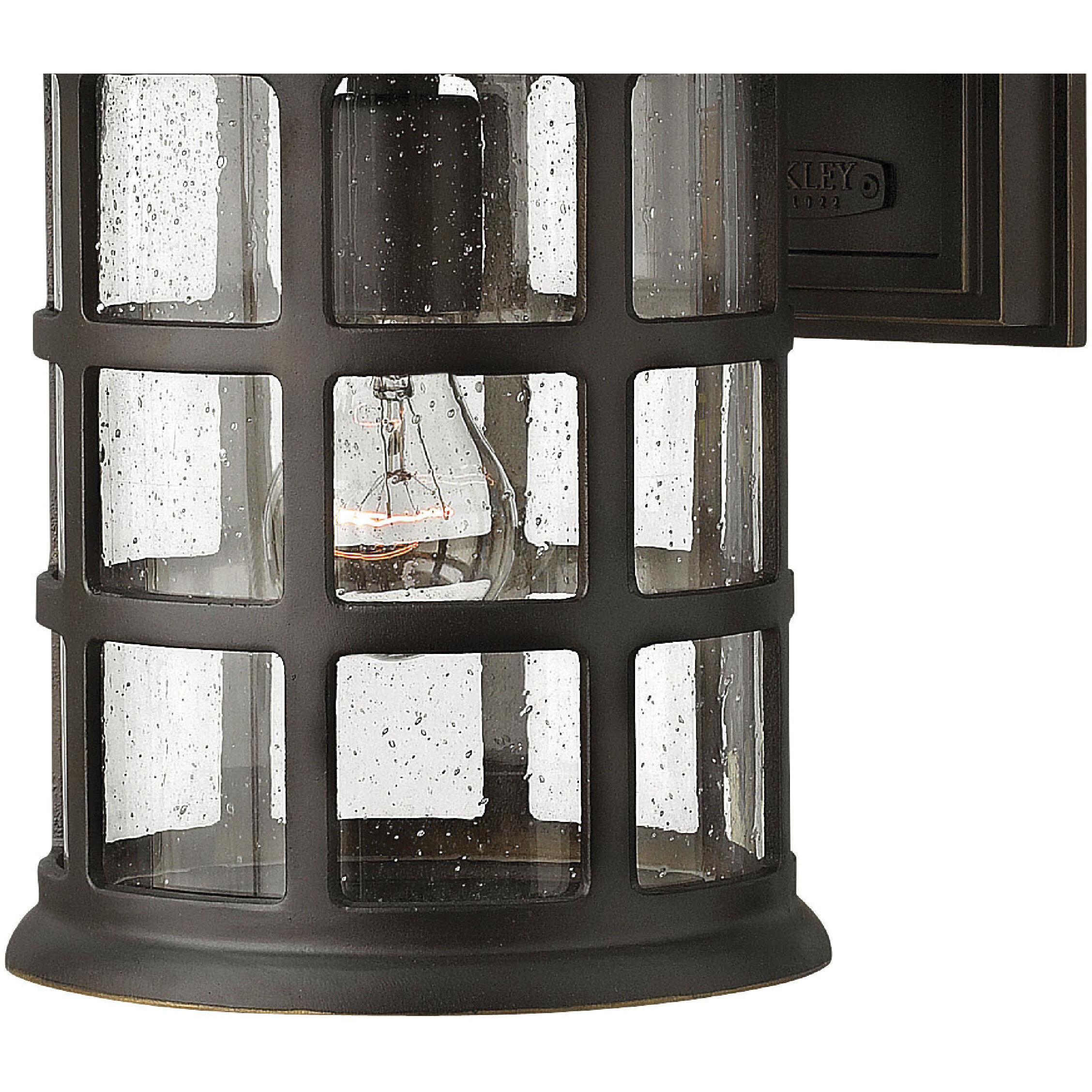 Freeport Outdoor Wall Mount Lantern in Oil Rubbed Bronze, Large
