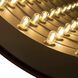 Carnival 36 X 36 inch Brushed Brass LED Infinity Mirror