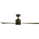 Lotus 54 inch Bronze Ceiling Fan in 3000K, Smart Ceiling Fan