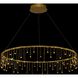 Lucerna LED 39.38 inch Stainless Steel Gold Chandelier Ceiling Light
