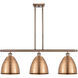 Ballston Dome LED 36 inch Antique Copper Island Light Ceiling Light