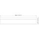 Anders LED 22 inch Rubbed Brass Flush Mount Ceiling Light
