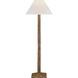 Chapman & Myers Strie 31.5 inch 60 watt Gilded Iron Buffet Lamp Portable Light in Linen