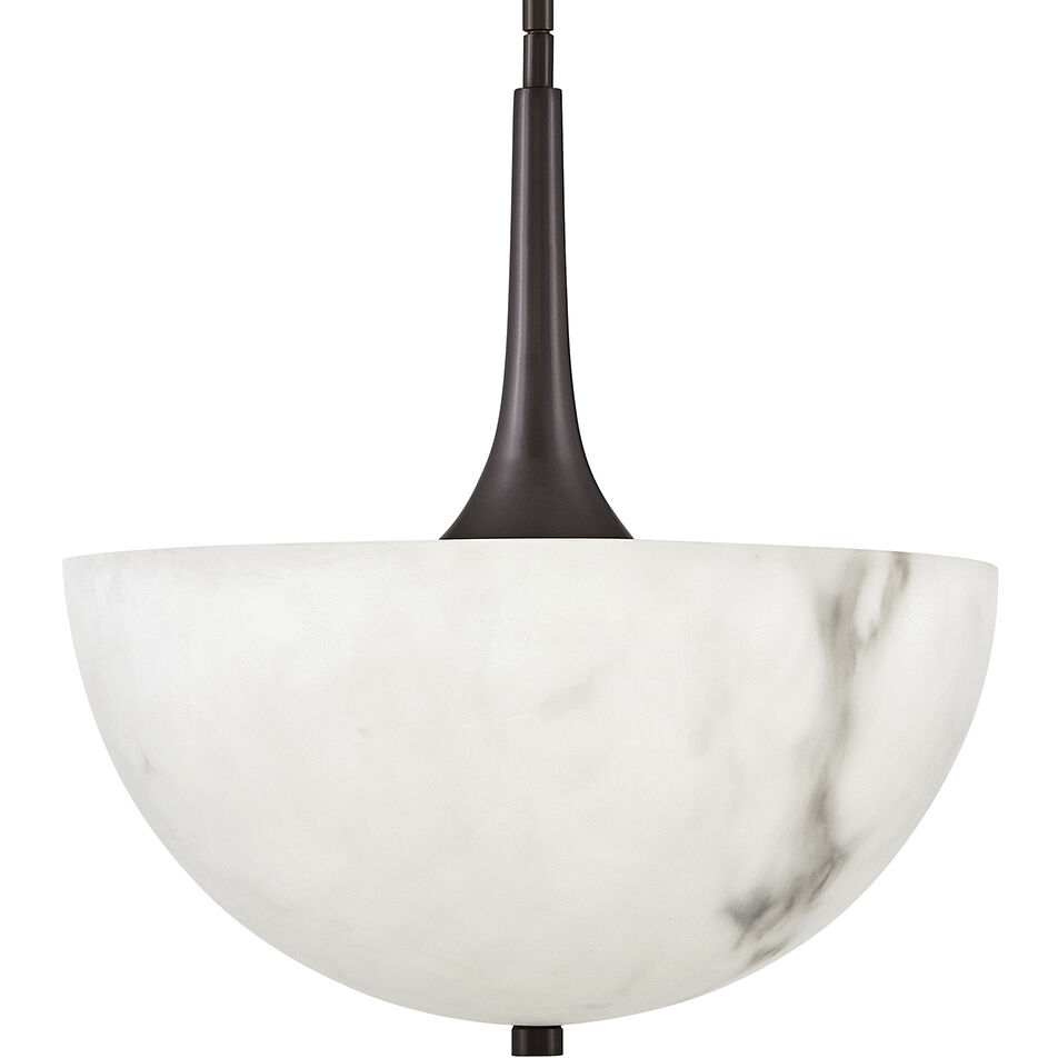 Inez LED 14 inch Black Oxide Pendant Ceiling Light