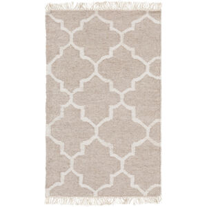 Isle 36 X 24 inch Neutral and Neutral Area Rug, Viscose and Wool