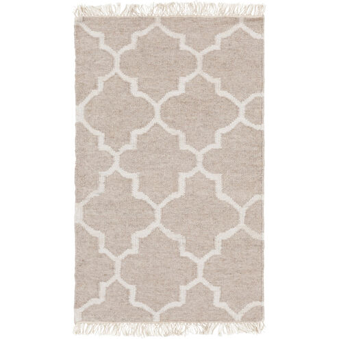 Isle 36 X 24 inch Neutral and Neutral Area Rug, Viscose and Wool