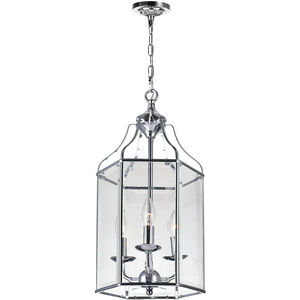 Maury 3 Light 10 inch Chrome Up Chandelier Ceiling Light
