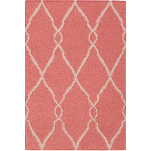 Fallon 36 X 24 inch Rose, Ivory Rug