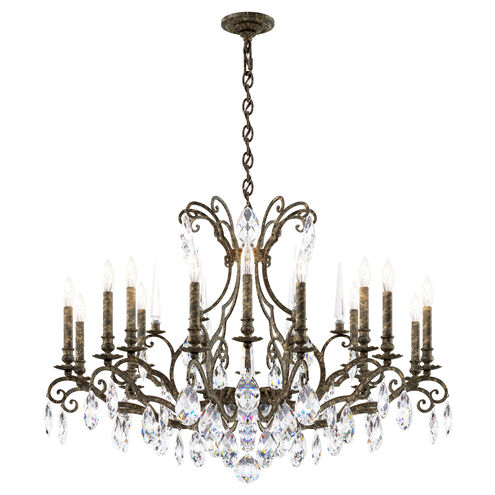 Renaissance Nouveau 18 Light 40 inch Heirloom Bronze Chandelier Ceiling Light, Adjustable Height