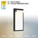 Cap LED 12 inch White Black Outdoor Wall Light in White/Black