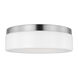 Rhett LED 12 inch Brushed Nickel Flush Mount Ceiling Light in Brushed Nickel Silver, Medium