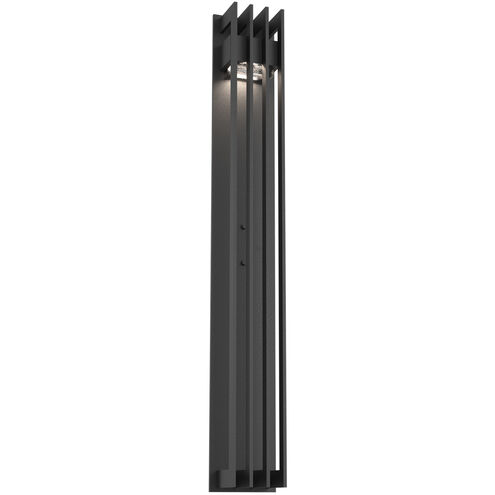 Avenue LED Textured Black Outdoor Sconce