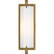 Thomas O'Brien Calliope2 1 Light 4 inch Hand-Rubbed Antique Brass Bath Light Wall Light
