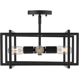 Tribeca 4 Light 15.50 inch Semi-Flush Mount