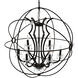 Campechia 9 Light 36 inch Brown Up Chandelier Ceiling Light