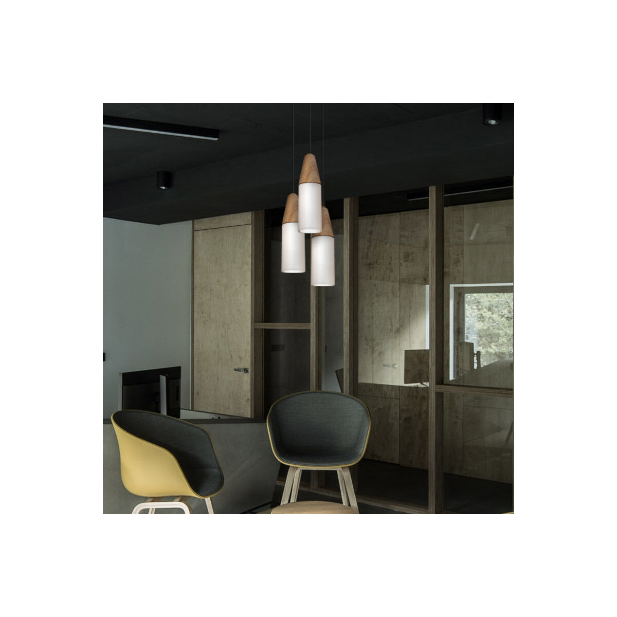 Nini 1 Light Black Pendant Ceiling Light