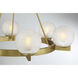 Darien 6 Light 32 inch Warm Brass Chandelier Ceiling Light
