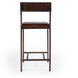 Houston 24" Leather Counter Stool in Medium Brown