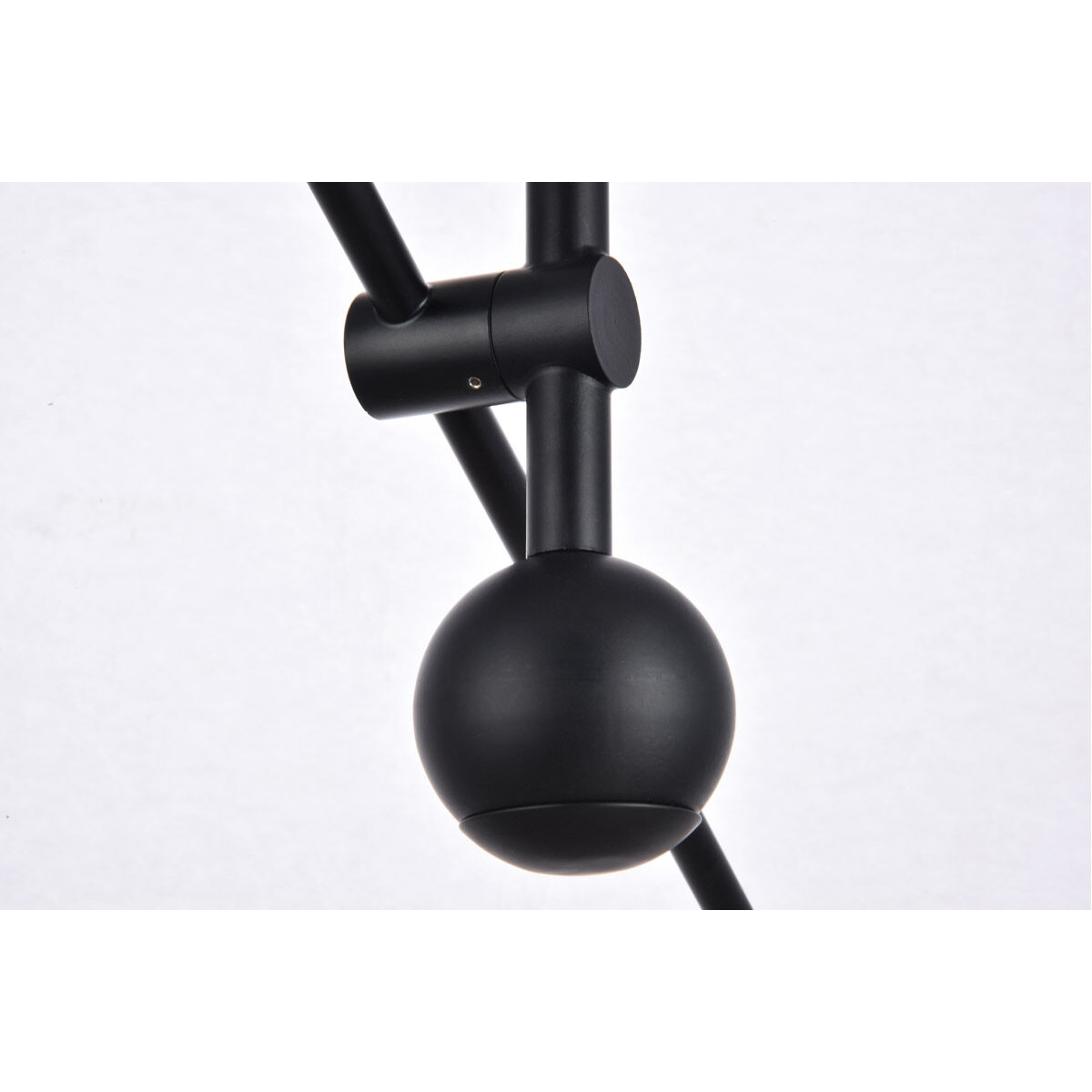 Newtown 6 Light 29 inch Black and Brass Pendant Ceiling Light