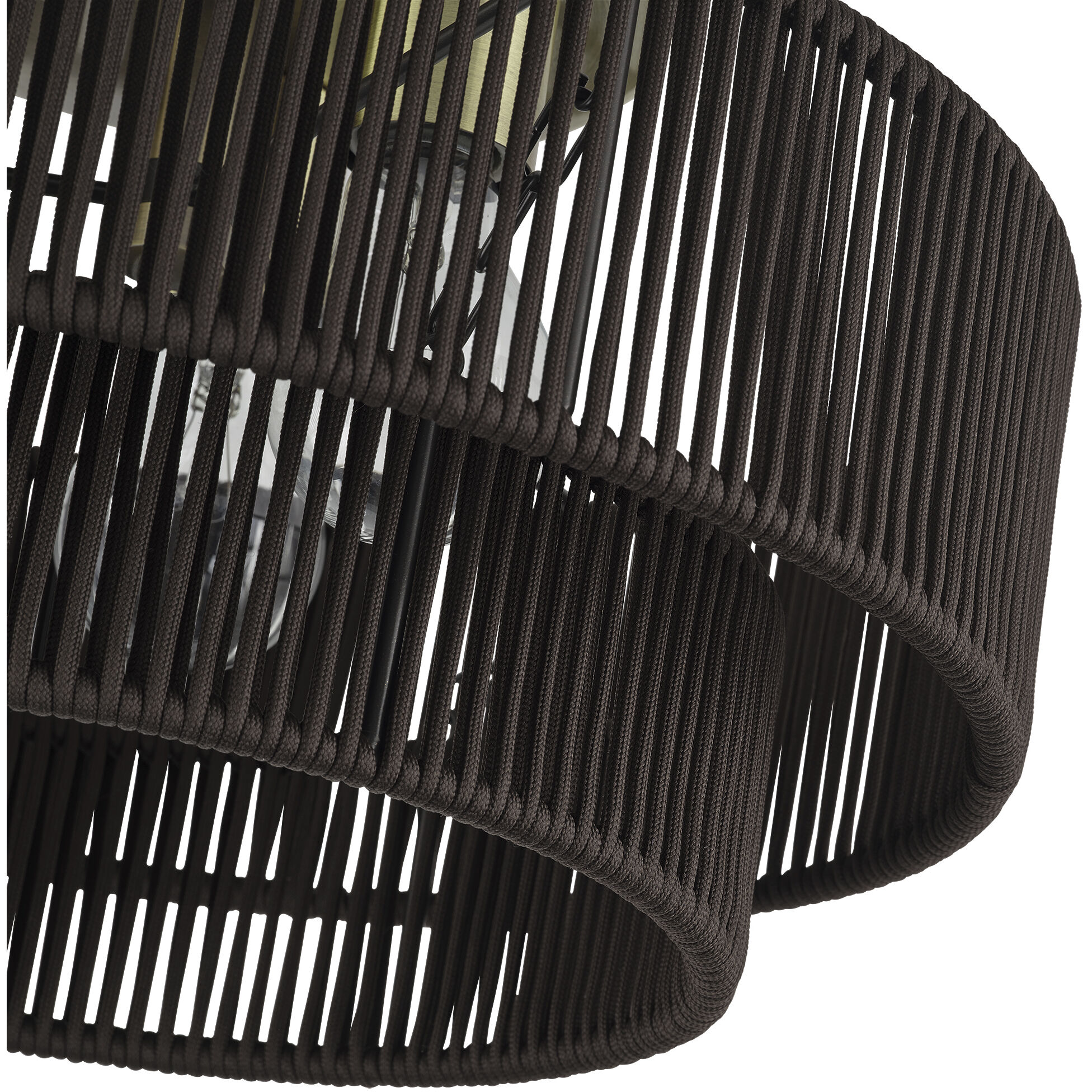 Acordia 3 Light 15 inch Antique Brass Semi Flush Mount Ceiling Light, Large