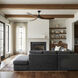 Maverick 60 inch Midnight Black with Dark Walnut Blades Indoor/Outdoor Smart Ceiling Fan in Included