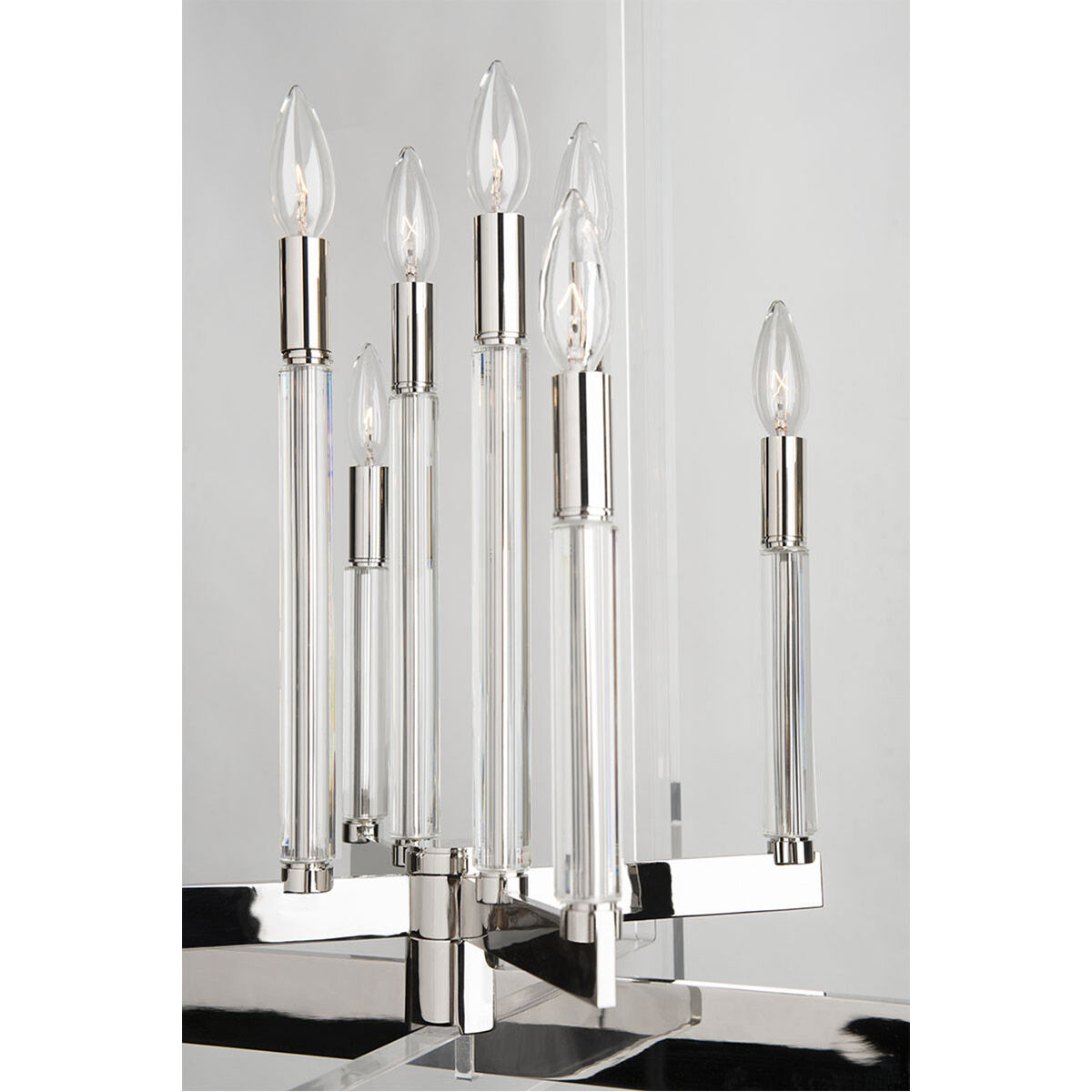 Wellington 8 Light 23 inch Polished Nickel Chandelier Ceiling Light