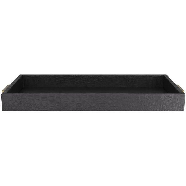 Gavin 24 X 2.5 inch Black Tray